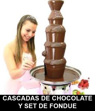 Cascadas de Chocolate y Set de Fondue 1475